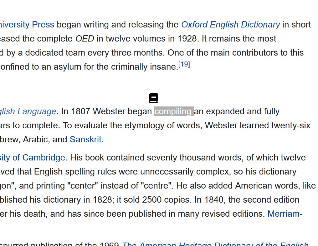 merriam webster is subtle