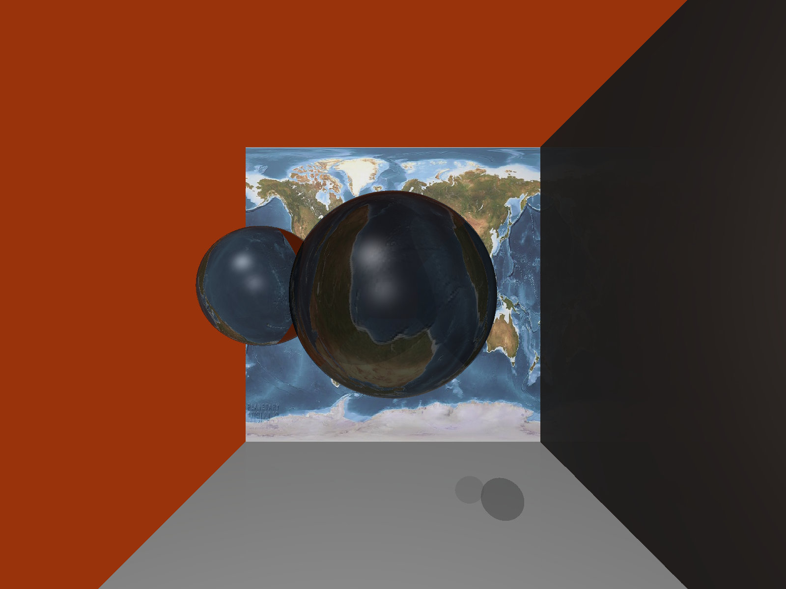 sample output from my ray tracer